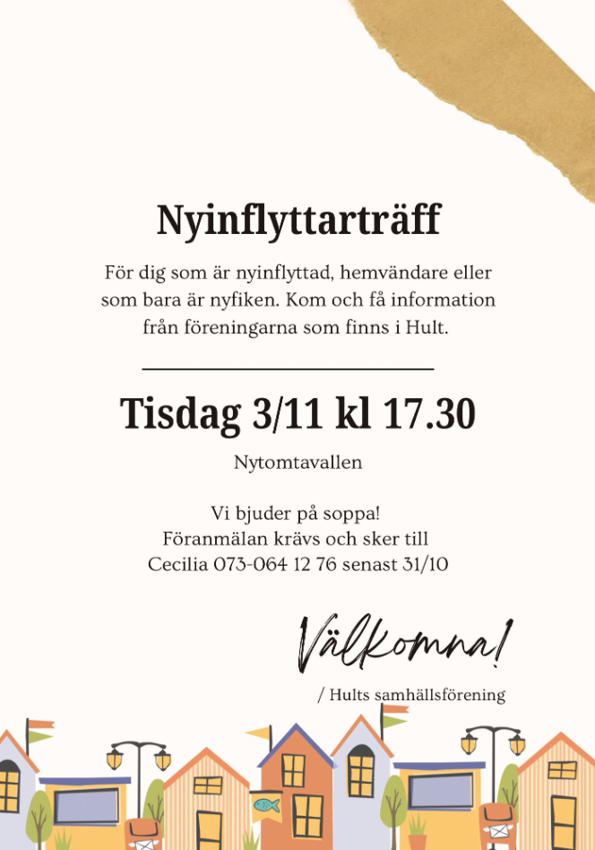 Nyinflyttarträff